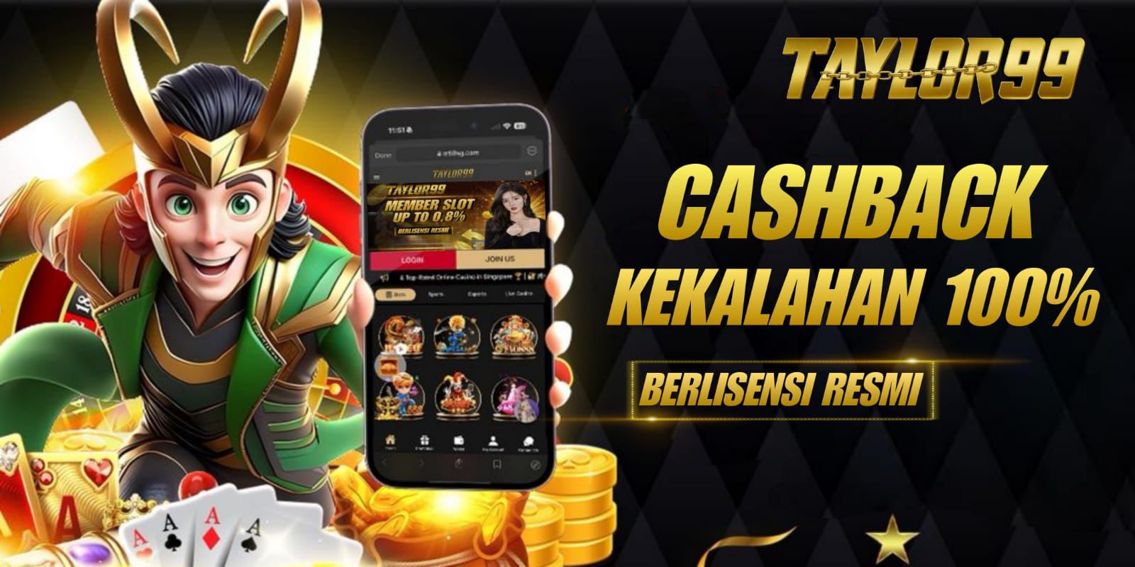 GARANSI CASHBACK HARIAN SLOT GAMES 100%